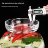 COKRSUPE Thickened Glass Pickle Jar