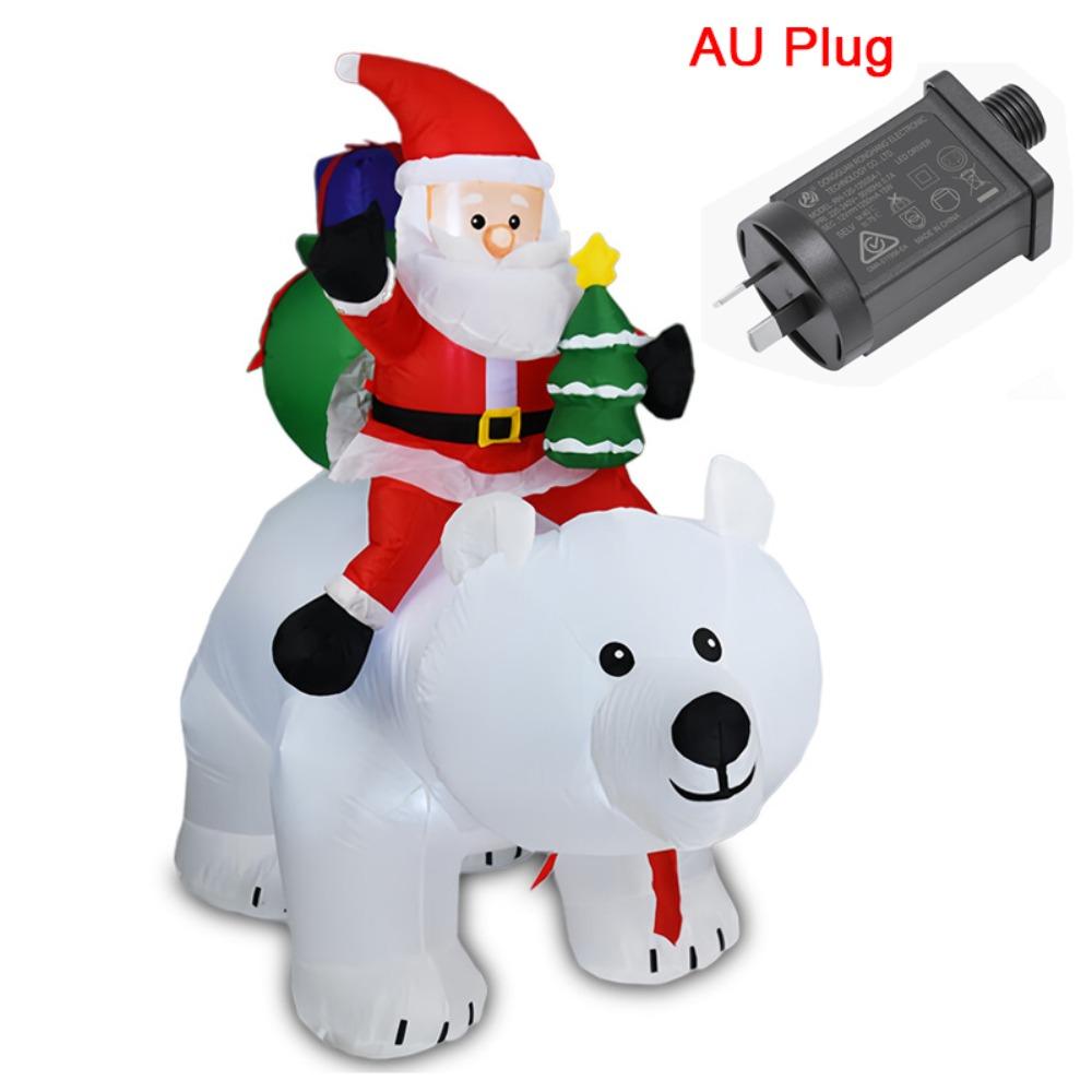 

Oxford Christmas Inflatable Dolls Gifts LED Light Inflatable Tree Lights Party Favors DIY Inflatable Model Toys Indoor Outdoor