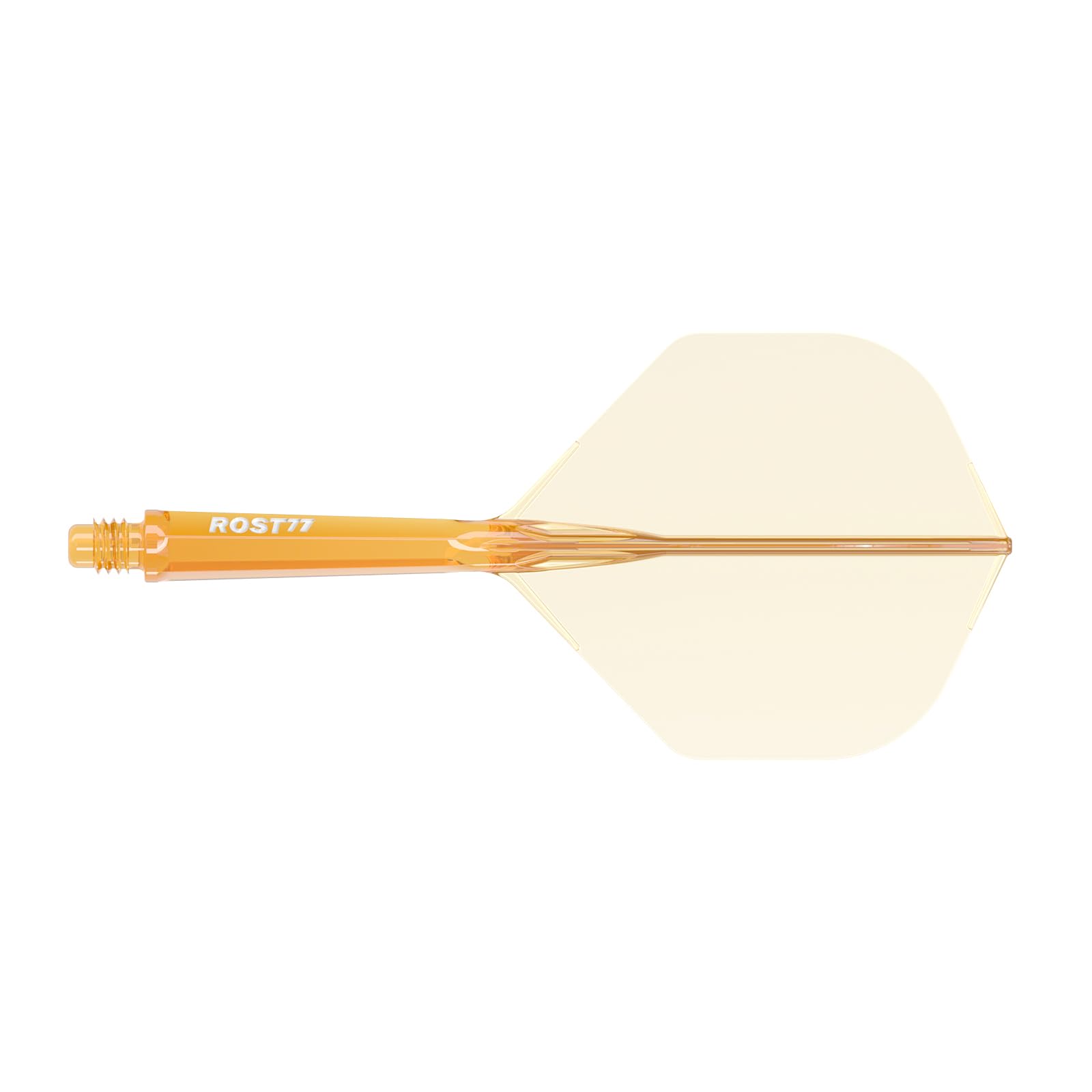 

CUESOUL ROST 77 Transparent Integrated Flight Standard Set of 3 Clear Orange White Logo M Size (CS-77-XB9T-M)