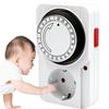 2/3-Pin Plug Timer Plug 15 Minutes Intervals 24 Hour Segment Timer  Kitchen Appliances