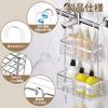 Vtuesxn Bathroom Basket, Stainless Steel Shower Rack, Hanging Bathroom Rack, Shampoo Rack, Bath Accessories, Towel Storage, Bathroom Rack with Small I