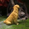 Retriever Simulated Golden Resin Handicrafts Suitable For Animal Gift Collectors