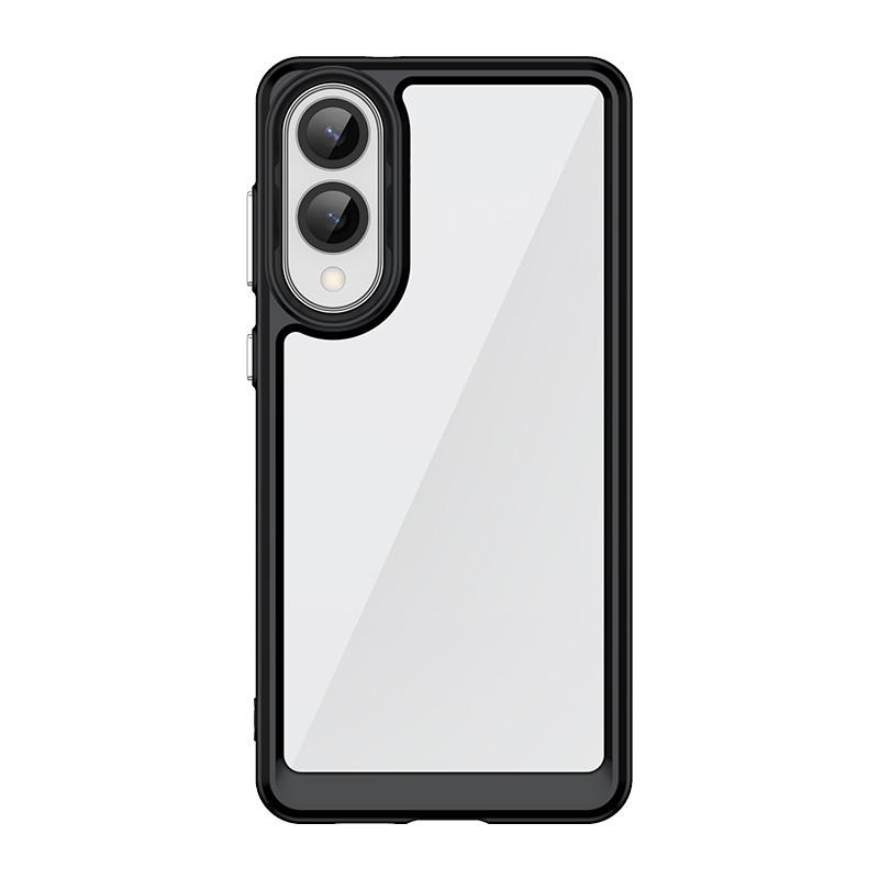 Für Samsung Galaxy S25 Edge Hülle Samsung S25 Edge Hülle TPU Rand Acryl Rückwand Rückseite Handyhüllen Für Samsung S25 Edge Funda