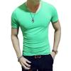 Fashion Slim Men's T-shirt Soft and Comfortable Breathable Cotton Men's Shirt Fitness and Leisure