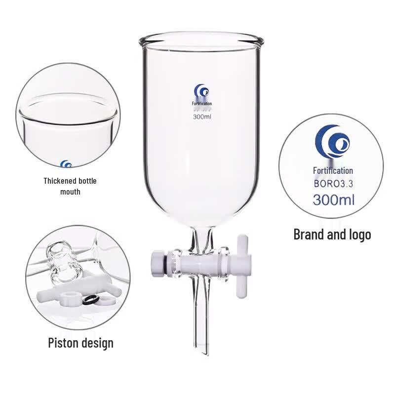 Leigu High Borosilicate Glass Lab Funnel