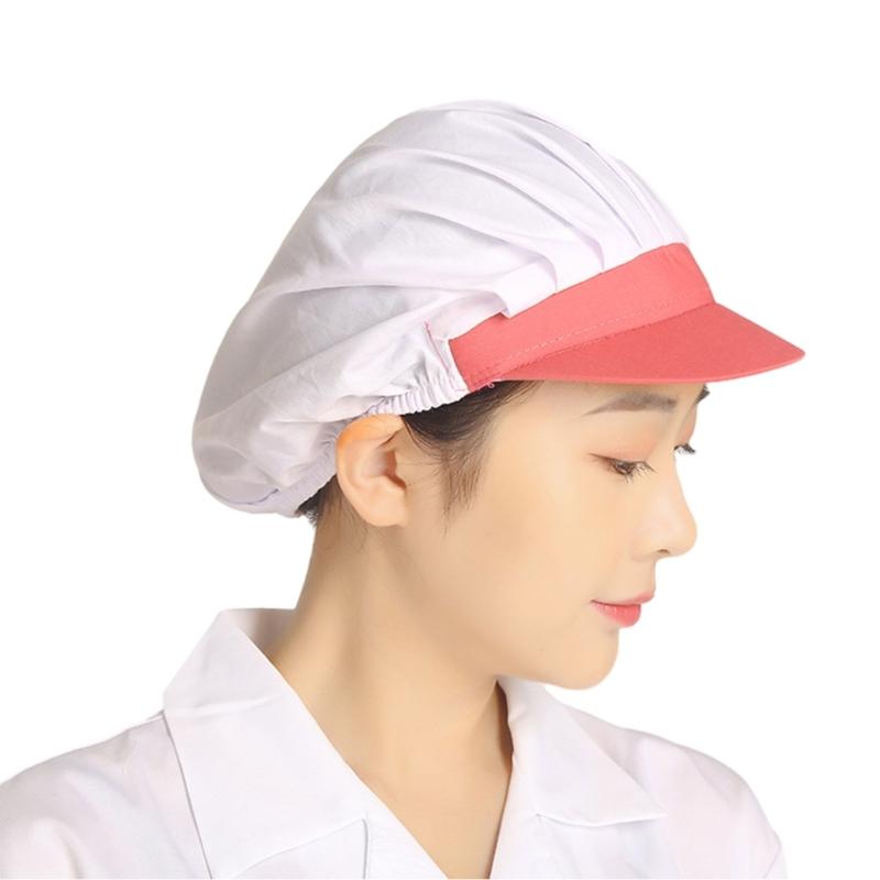 Restaurant Hotel Kitchen Bakery Cooking Cap Unisex Catering Work Hat Dust Proof