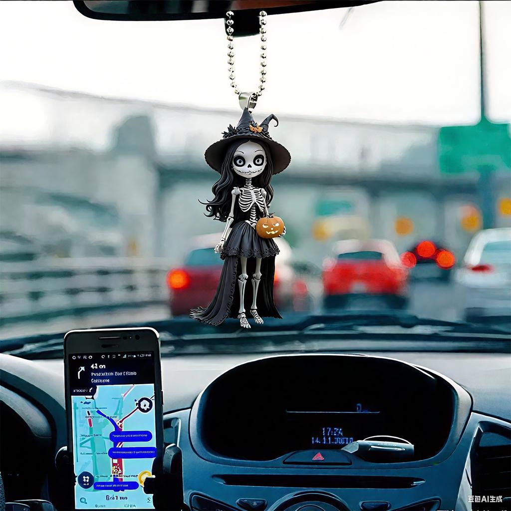 Halloween Decoration, Maiden Festival Pendant, Acrylic Flat Car Interior Pendant, Party Decoration.