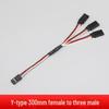 "30-Core Servo Extension Cable for Model Cars and Aircraft, Male to Female, 150/200/300/500mm"