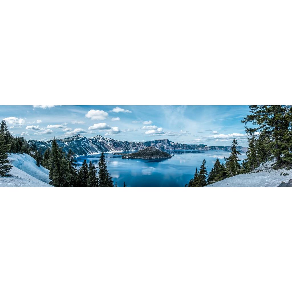 Landscape Canvas Painting, Lake Forest Mountain Scenery Painting Wall Art Decor Posters For Living Room Bedroom Prints Picture