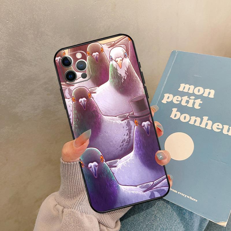 

The Pigeons Case For iPhone 17 Air 15 14 13 12 11 16 Pro Max 13 mini XR 15 16 Plus 16e Back Cover Shell iPhone 13
