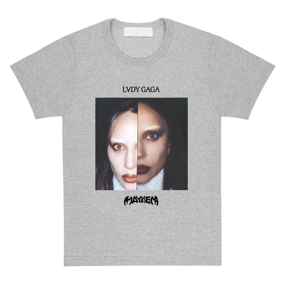 

Lady Gaga Mayhem Album Tshirt 2025 Hip Hip Unisex Streetwear Women Unisex Clothing Singer Graphic Printing Tshirt Cotton T Shirt 4XL