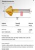90° Titanium-Coated Chamfering Tool, Single/Three-Flute, 45° Countersink and Deburrer for Stainless Steel.