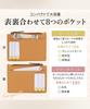 [Four leaf] Compact and spacious, slim wallet with coin purse, card case, and fragment case. Made of genuine cowhide leather, this mini wallet holds