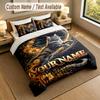 Cat Theme Personalized 3Pcs Bedding Set Custom Text & Name 1 Sheet 2 Pillowcases Household Bedding 1pc