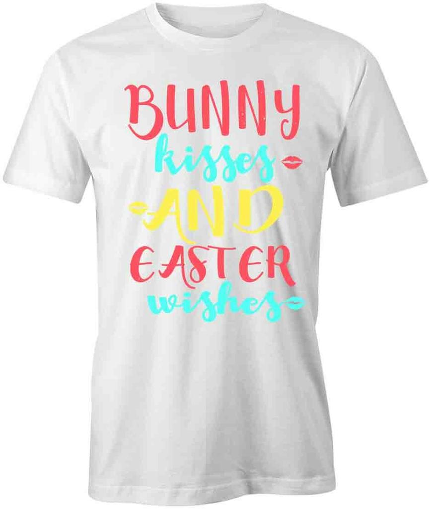 BUNNY KISSES TShirt Tee Short-Sleeved Cotton CLOTHING EASTER S1WCA191