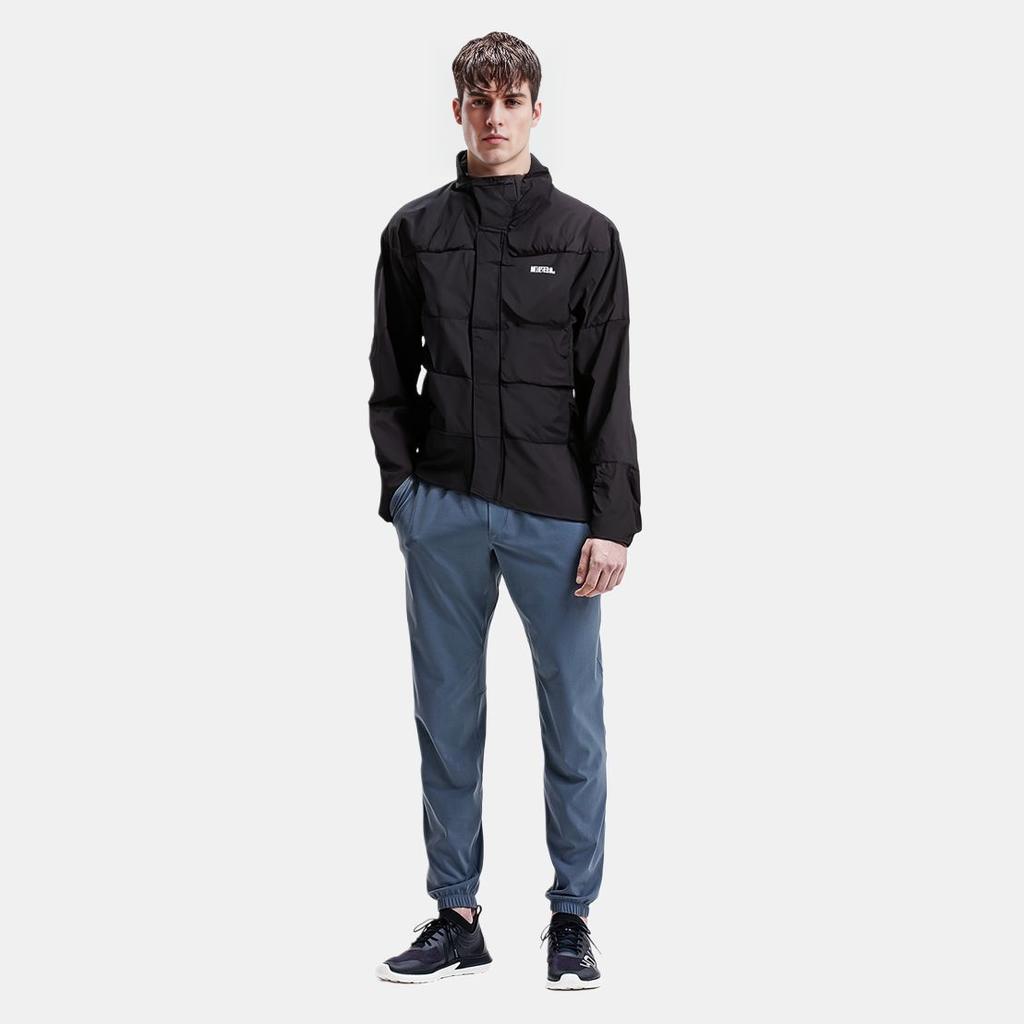 New Era Simple Solid Color Long Sleeve Goose Down Zipper Jacket Men jackets Black 13781195