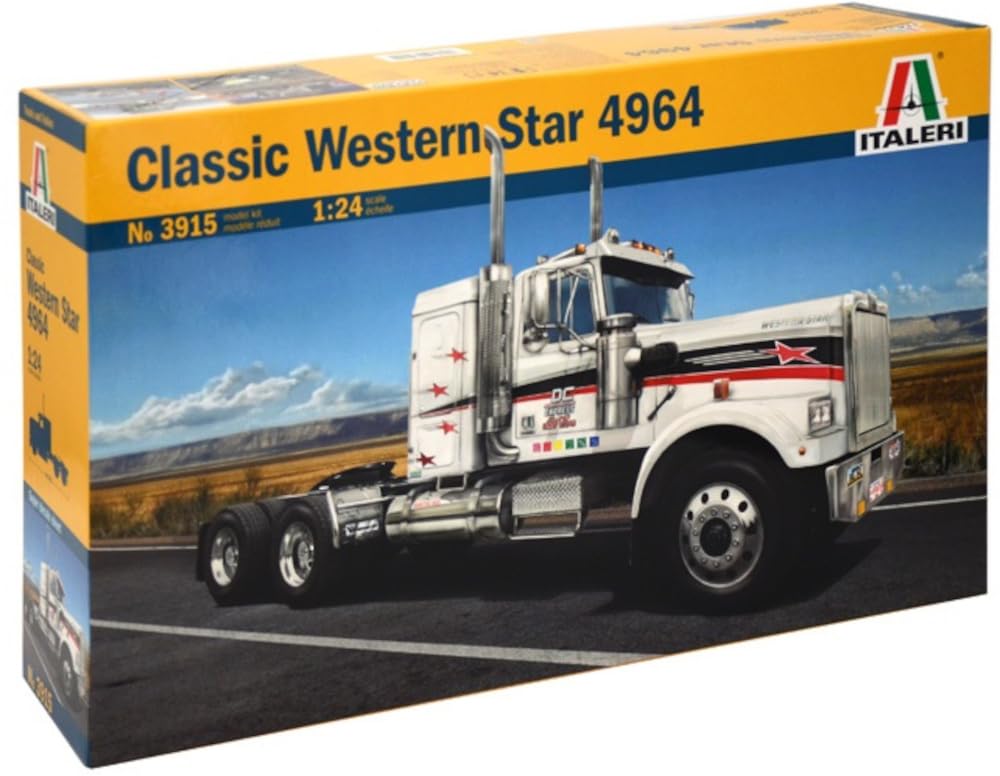 

Platz Italeri 1/24 Western Star Tractor Head Plastic Model Kit IT3915