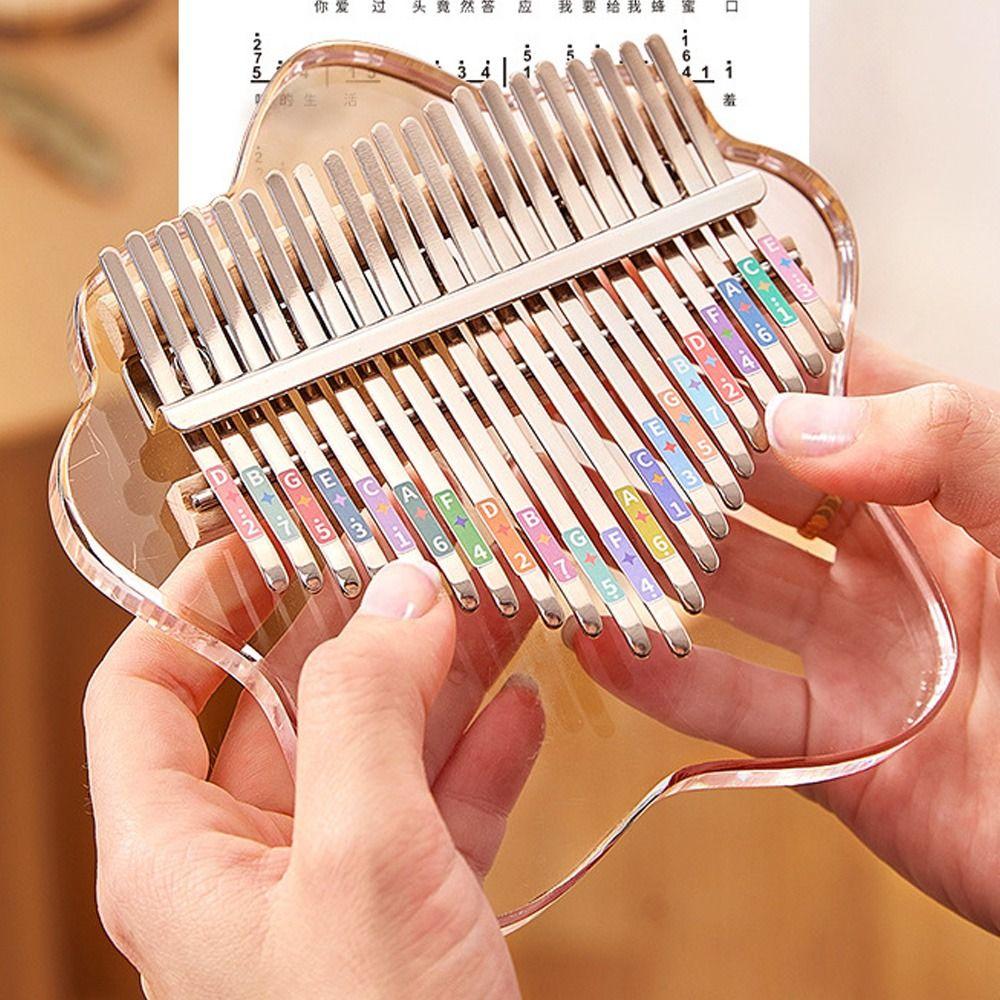 Toy Gift Finger Thumb Piano 17 Keys Kalimba Fun Finger Piano