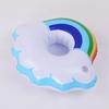 Mini Water Coasters Floating Inflatable Cup Holder Swimming Pool Drink Float Toy Inflatable Circle Pool Coasters Swan Flamingo