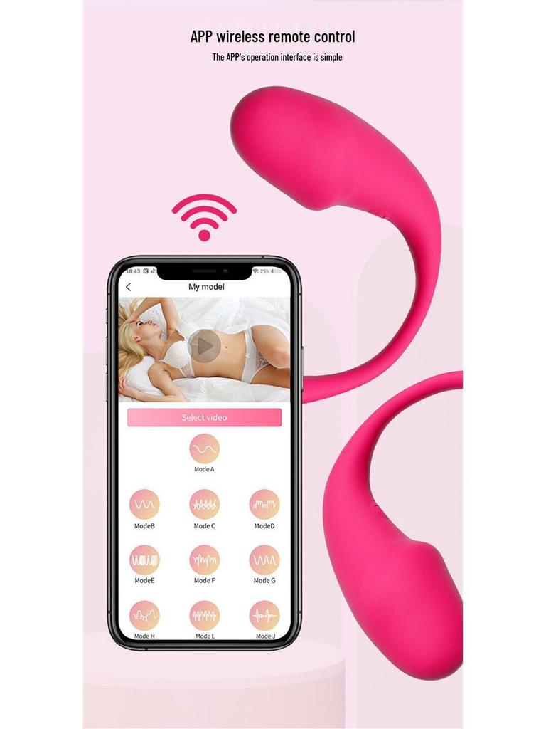Remote-Controlled Wearable Vibrator for Women - Compact Adult Toy for Female Pleasure
