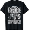 Some Grandpas Play Bingo Cool Grandpas Drive Tractors T-Shirt