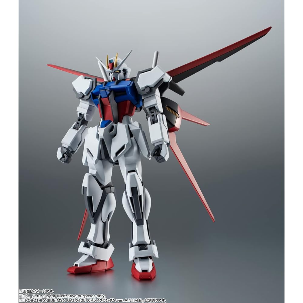 TAMASHII NATIONS ROBOT Spirits AQM/E-X01 Strike Freedom & Effect Parts Set 150mm PVC ABS Action Figure