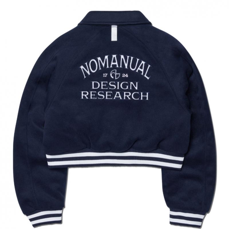 Nomanual W.s Varsity Jacket   Dark Navy