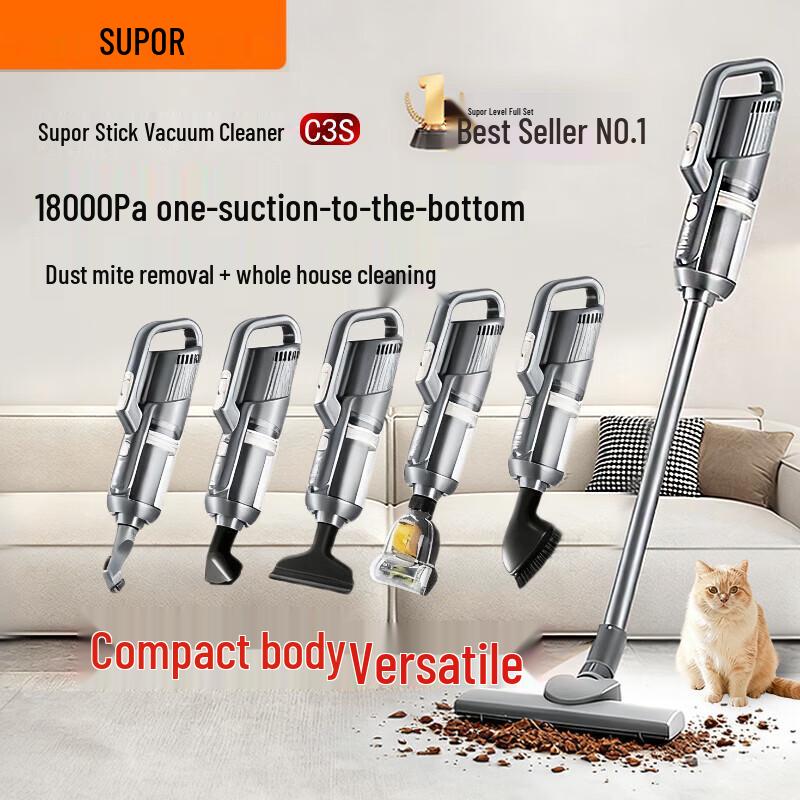 SUPOR C3S Handheld Cordless Vacuum Cleaner