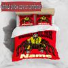 3pcs Duvet Cover Set (1*Duvet Cover + 2*Pillowcase, Without Core), Custom Name Billie Eilish Pattern Bedding Set, Home Bedroom Decor Gift