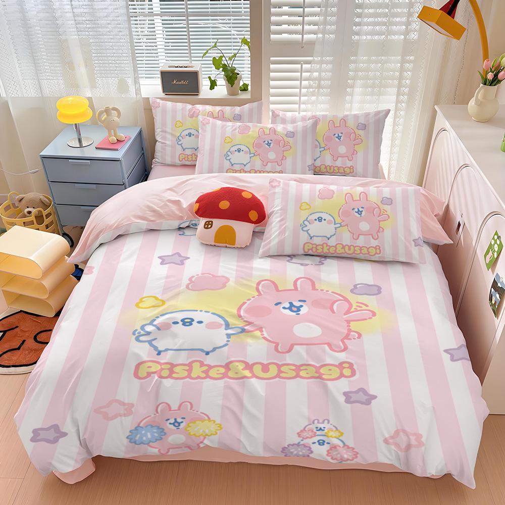 Neues Design Kanahei Bettbezug Kissenbezug Niedliches Kanahei Bettwäsche-Set für Erwachsene Jungen Mädchen Schlafzimmer Kinder Einzel Doppel