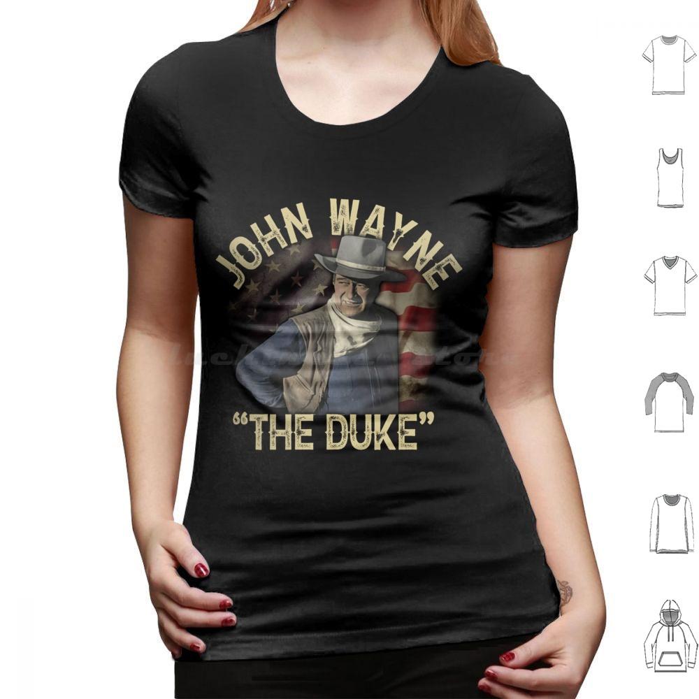John Wayne The T Shirt Cotton Men Women DIY Print John Wayne Absinthe Joanne Cinema Fotografia Magliette The John Wayne Bravo