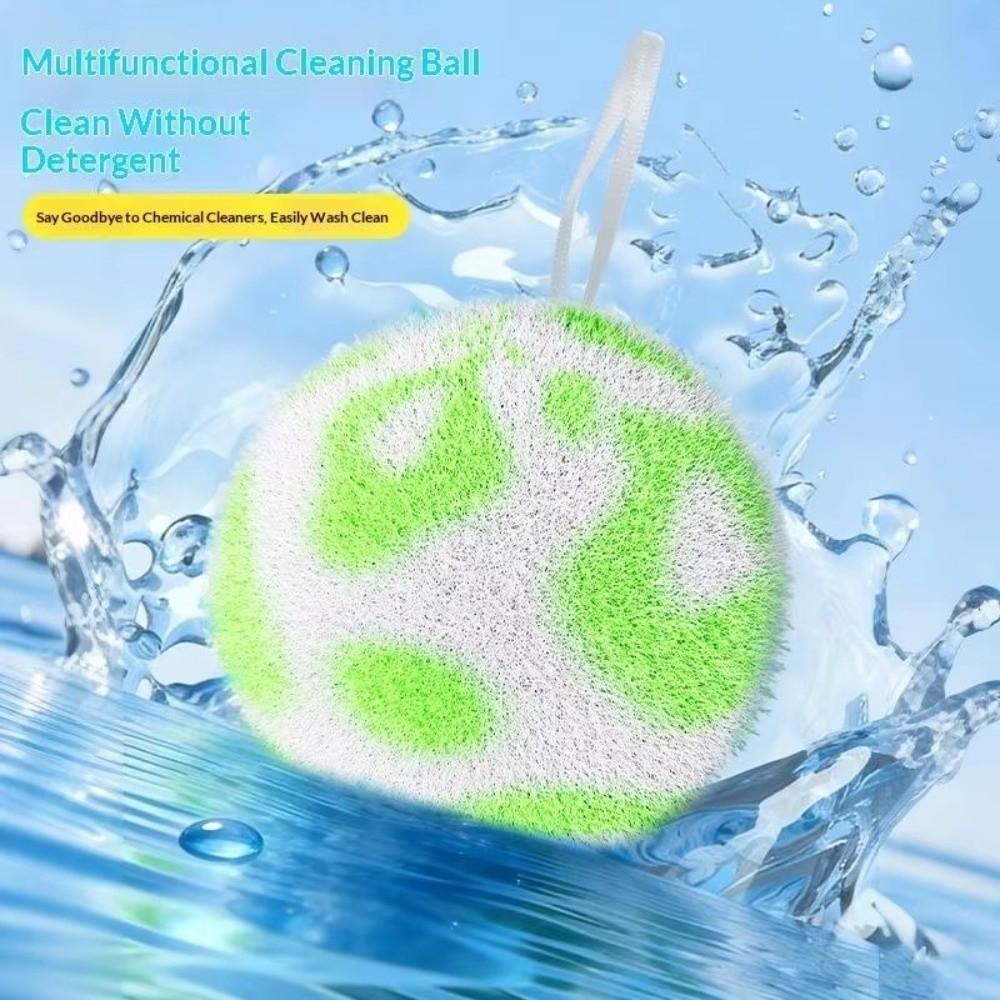 Creative Soft Desktop Cleaning Ball No Shedding Cleaning Tool Washbasin Faucet Brush Bathtub Washbasin Cleaning Ball for Home