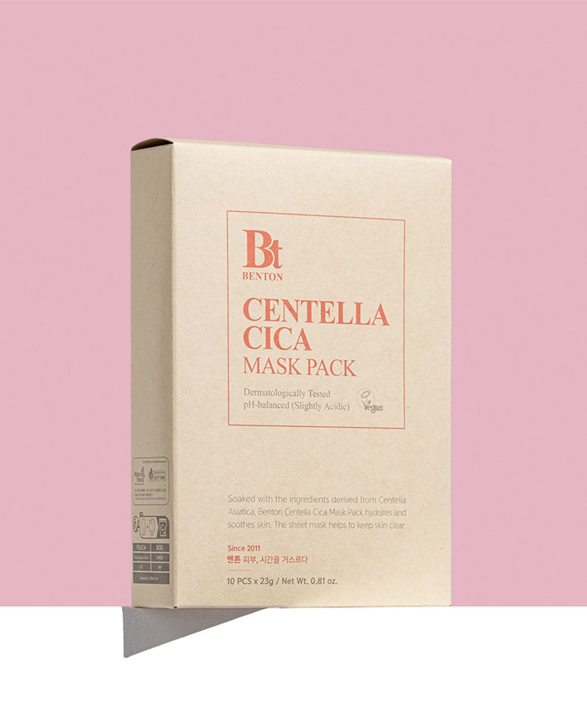 Centella Cica Mask Pack 23g 10 Sheets