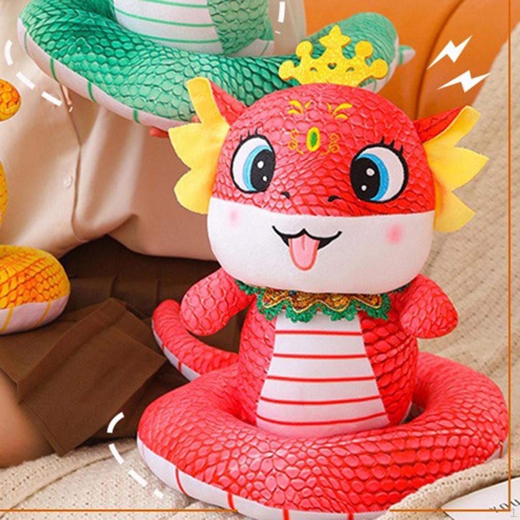 Snake Stuffed Animal Chinese Year Decoration Party Favor Figurine Festival Plush
