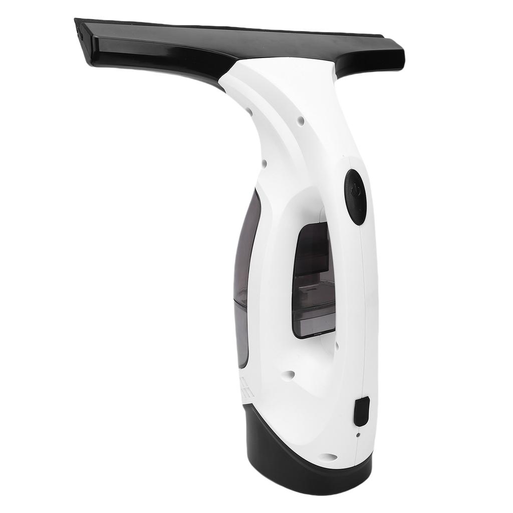Window Vacuum Squeegee Cordless Rechargeable Portable Automatic Electric Wiping Tool Household Supplies White US Plug