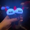 Handy Mini LED Keychain Rings Accessory with Multiple Flashing Options for Concerts and Daily Key Decoration
