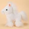 Cartoon Simulation Pony Doll Plush Toy Little White Horse Zodiac Horse Doll Children Accompany Soothing Doll