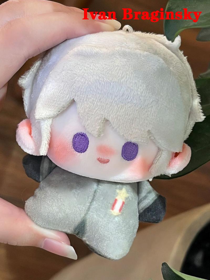 Neuestes 10cm Stoff Cosplay Achse Anime Kräfte Charakter Hetalia Arthur Kirkland / Braginsky Ivan Plüschtier Schlüsselanhänger Plüschtier Puppe About 10cm