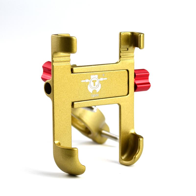 Riding Bike Aluminum Alloy Phone Holder Scooter Mobile Phone Mount Bicycle Motorcycle Phone Stand Manual clip