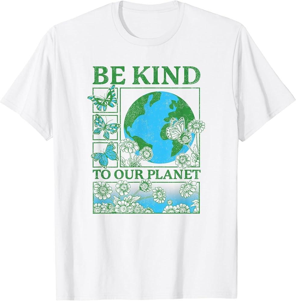 Trendy Be Kind To Our Planet Comic Panels TShirt Unisex T-Shirt XXXXL