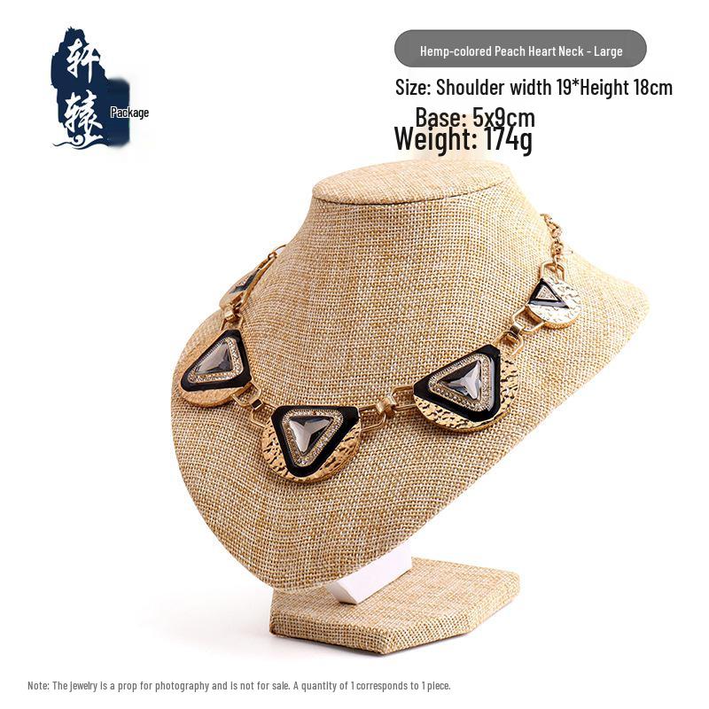 Heart Necklace Jewelry Display Stand for Pendant Exhibits