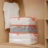 Large Size Clear Mesh Storage Bags for Blankets Down Jackets Clothes Foldable Underbed Organizer Moving Home Use Organization