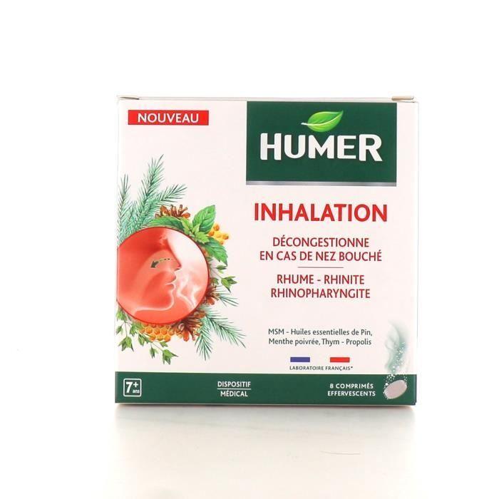 Humer Inhalation Nez Bouché 8 Comprimés