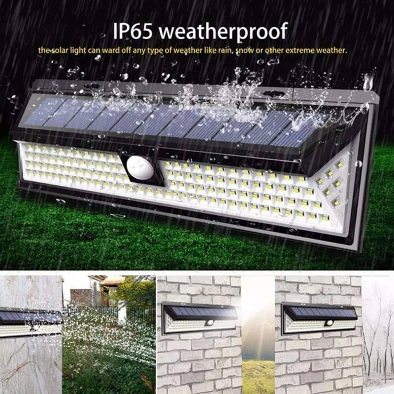 Durable Led Solar Sensor Wall Light For Rural Outdoor Waterproof Garden Lighting