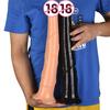 42 x 6,5 cm svart, stor, stor hest dildo, realistisk, skyve sugekopp, silikon, store dildoer, teleskop