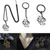 Lightweight Treble Clef Necklace 304 Stainless Steel Music Note Keychain  Music Lovers