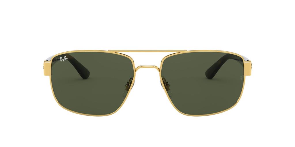 Sunglasses RB3663 SHINY GOLD WITH GREEN LENS Ray-Ban