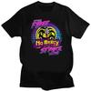 Vintage Cobra Kai T-Shirt Herren T-Shirt Einzigartiges T-Shirt Kurzärmelig Karate Kid Schlag Zuerst Schlag Hart Keine Gnade Tops Ropa Hombre