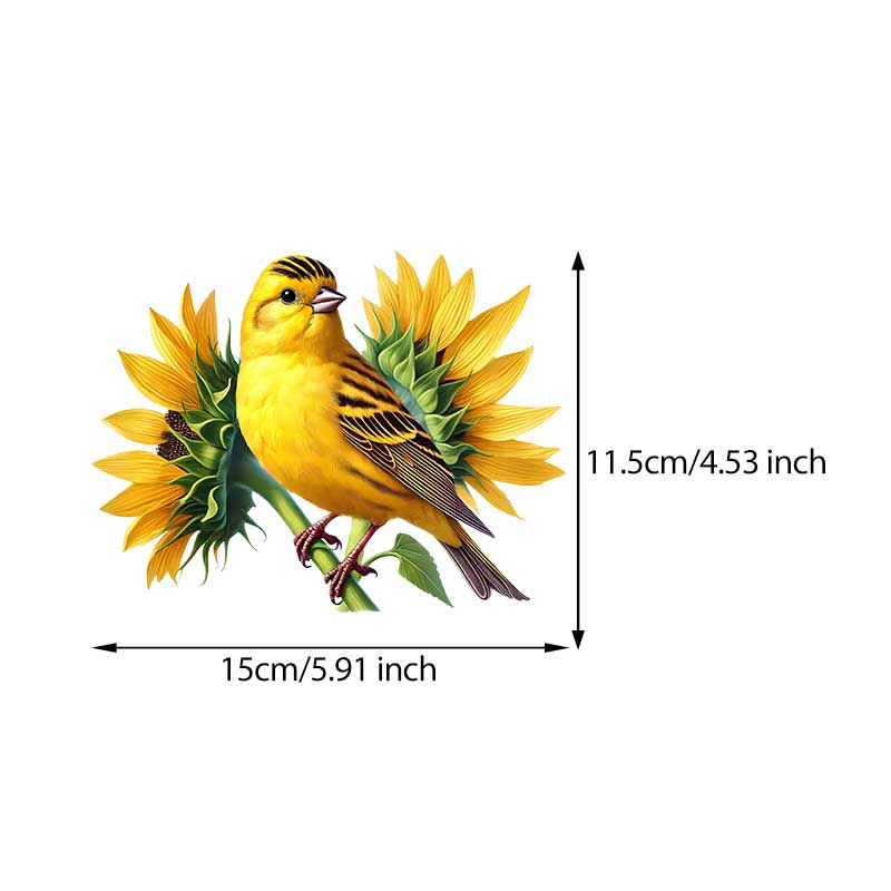 Canary Car Sticker Vinyl Decal Waterproof Rear Window Motorcycle Camper Bumper Truck Laptop Decoration Y05