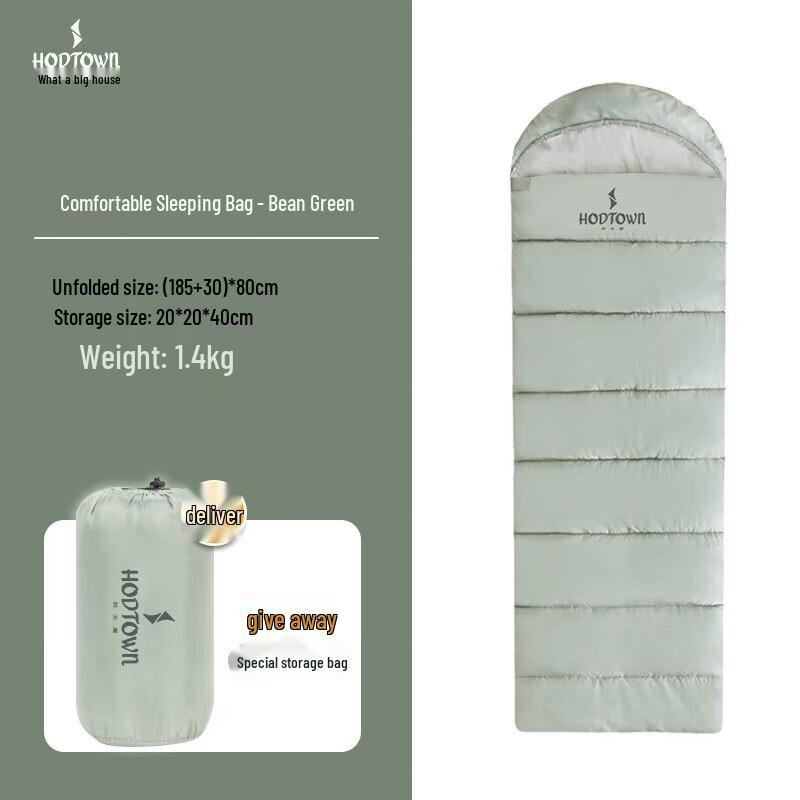 Hodtown Adult Comfort Outdoor Travel Sleeping Bag